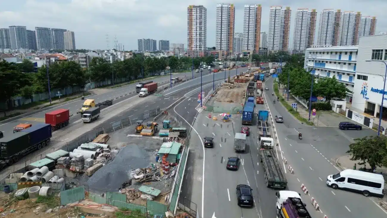 Đường đến trung tâm TP.HCM từ Gladia Khang Điền sẽ thông suốt hơn nhờ hầm chui An Phú.