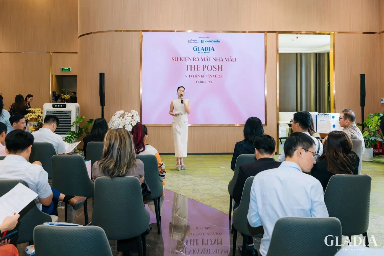 Sự kiện ra mắt nhà mẫu làng nghề sân vườn The Posh tại Gladia Khang Điền, mang trải nghiệm sống đẳng cấp giữa lòng Sài Gòn.